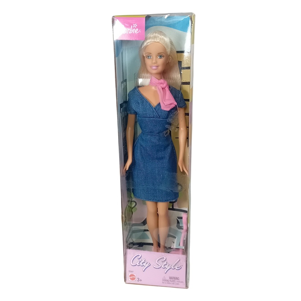 BNIB NRFB 2003 RARE Vintage Mattel City Style Barbie Fashion Doll Urban C6347